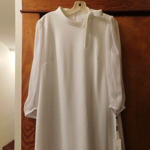 Calvin Klein White Sheath Dress